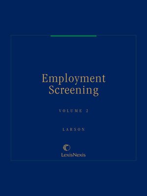 cover image of Employment Screening